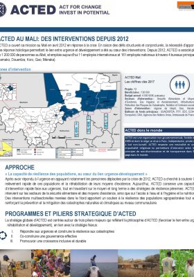 ACTED Mali-Fact Sheet-20180531