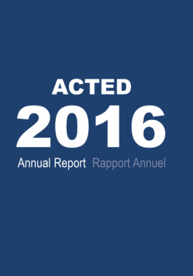 Rapport annuel ACTED 2016