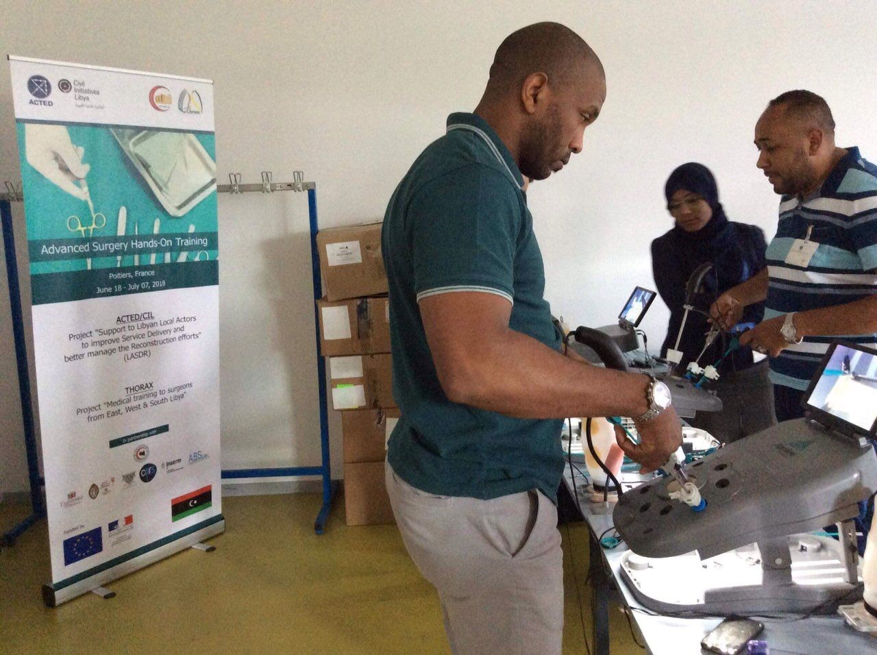 Advanced surgery handson training for Libyan surgeons in Poitiers Acted
