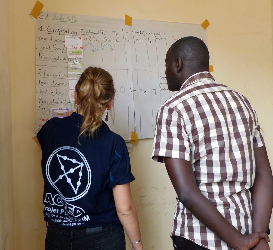 ACTED missions d'assainissement au Sénégal