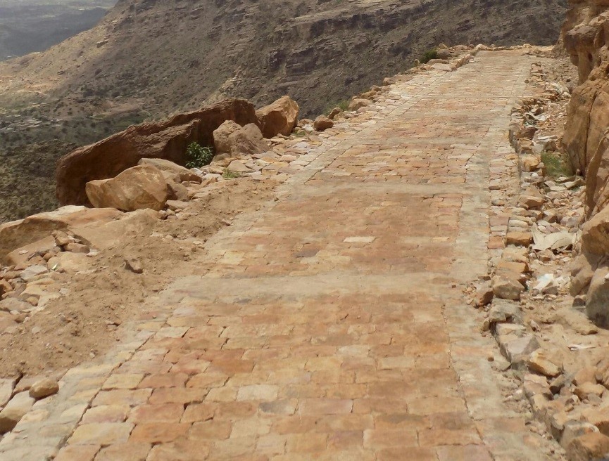 Yemen 2019 Completed road