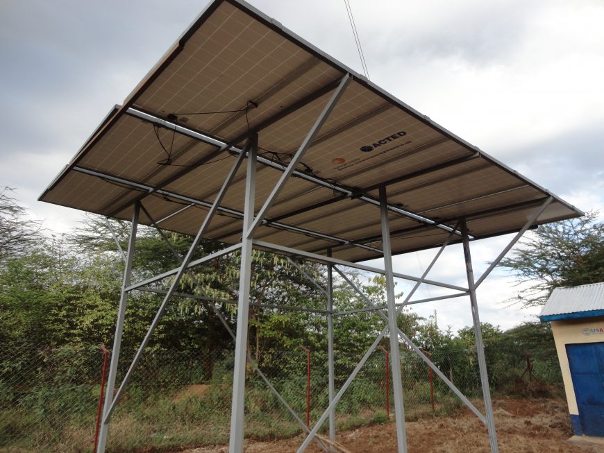 Solar panels, Churo village, Kenya