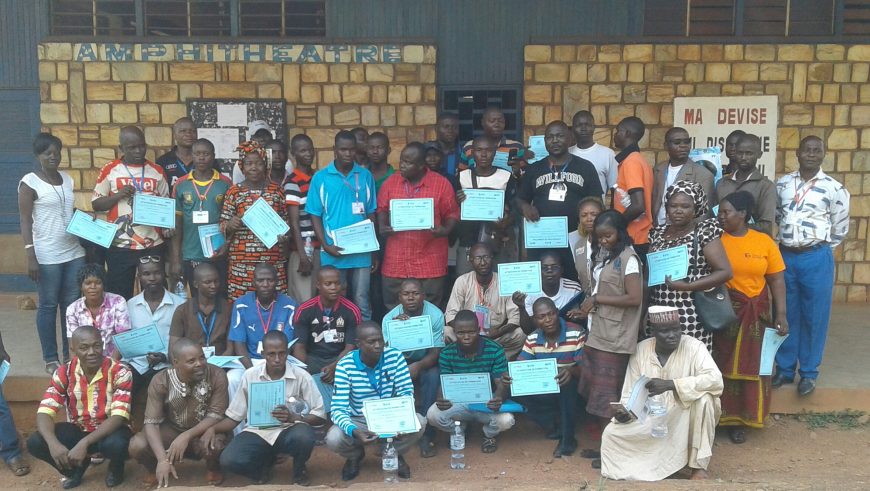 Awarding of the certificates, Bambari