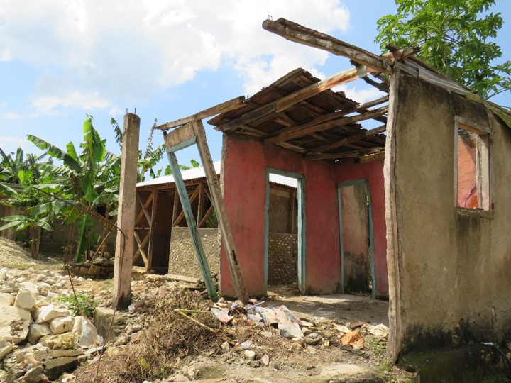 Dégâts considérables sur les habitations