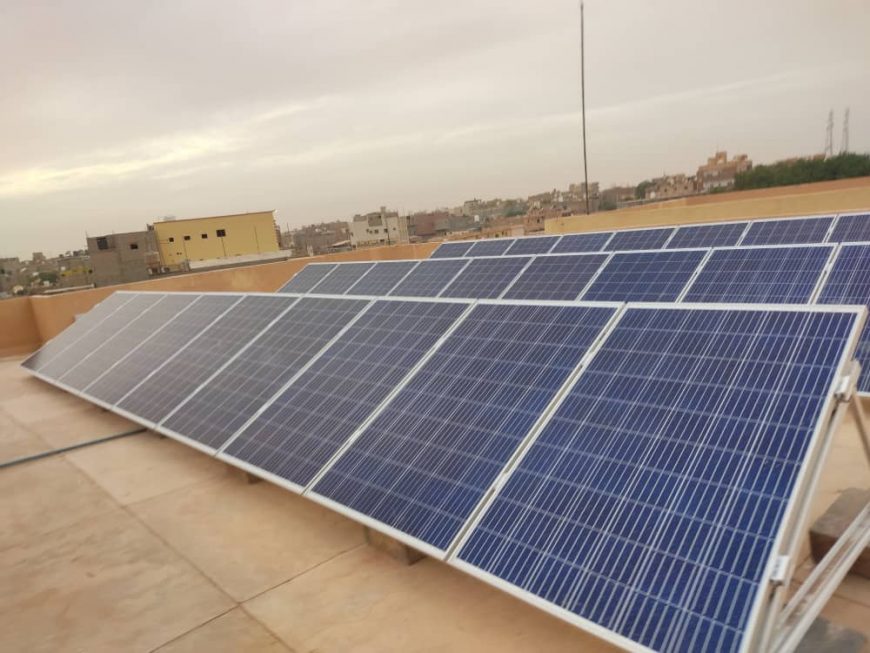 Libye panneaux solaires